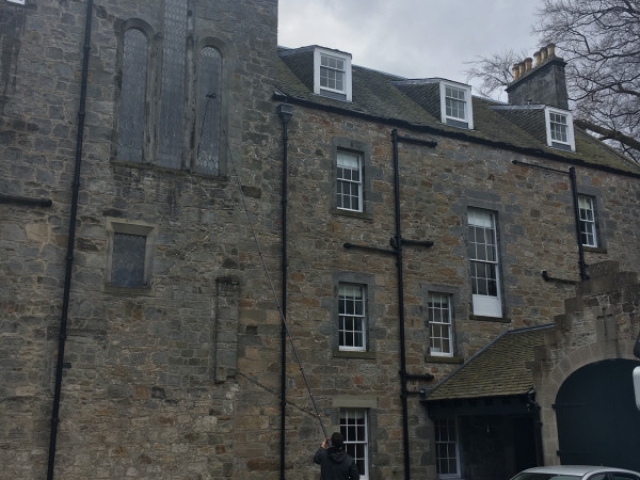 Commercial Window Cleaning - Historic Castle Fife Scotland 02
