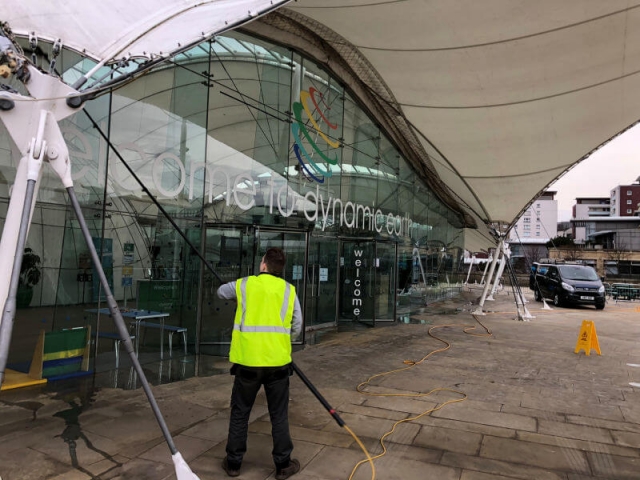 Commercial window cleaning by Edinburgh Clean