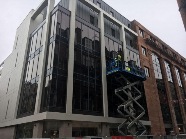 Commercial window cleaning by Edinburgh Clean