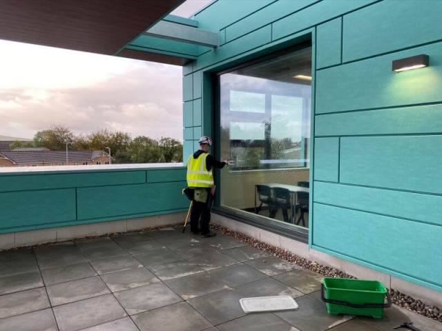 Commercial window cleaning by Edinburgh Clean