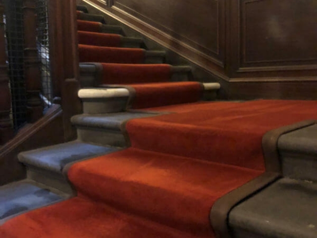 Communal stair carpet cleaning by Edinburgh Clean