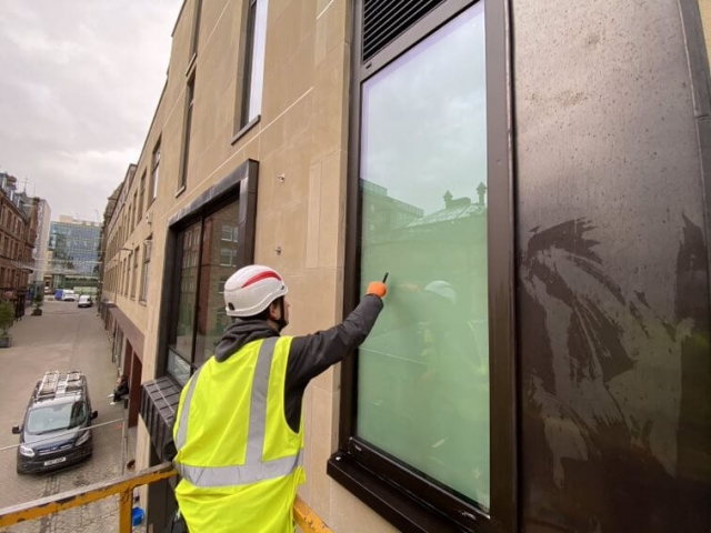 Brand New Hotel on Rose Street Has Its Windows Cleaned