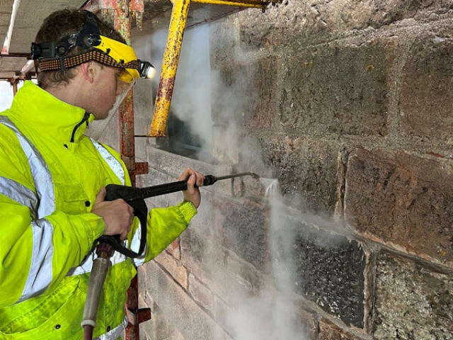 Historic Stone Cleaning in the Scottish Highlands