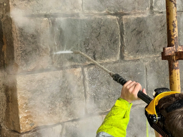 Historic Stone Cleaning in the Scottish Highlands