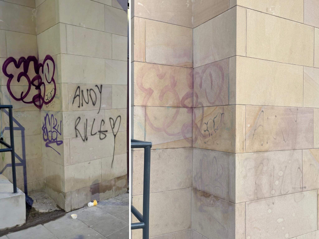 Graffiti Removal in Leith